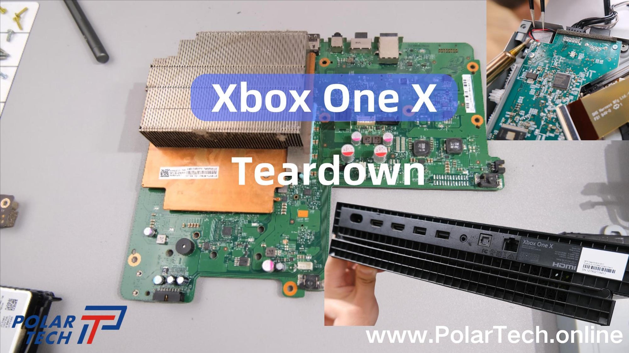 Xbox One X disassemble and repair Tutorial | Polar Tech Australia