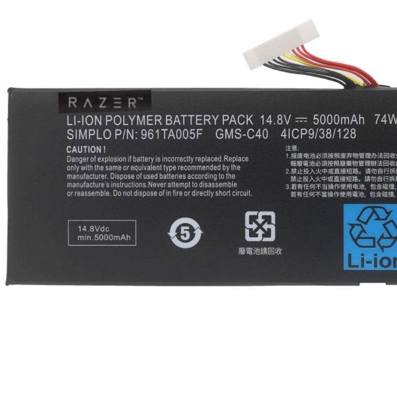 Cargue la imagen en el visor de la galería, [GMS-C40] Razer RZ09-01171E11-R3U1/00990 Blade pro 2014/2015 Replacement Battery - Polar Tech Australia
