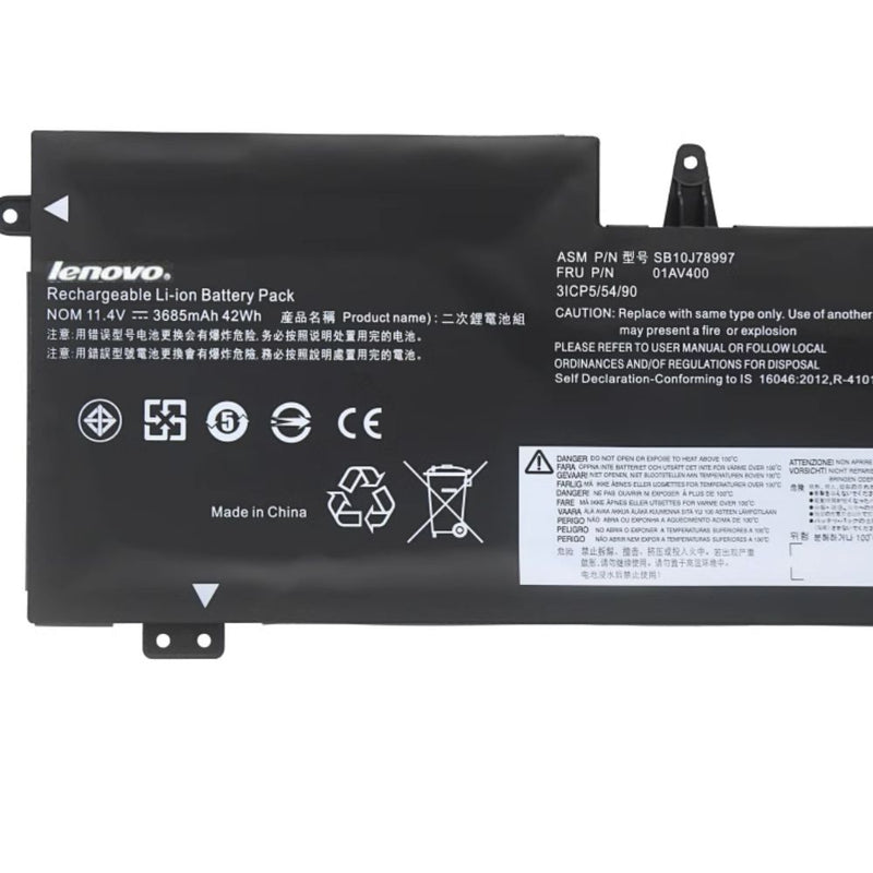 Load image into Gallery viewer, [01AV400] Lenovo ThinkPad 13 1ST GEN 20GJ / Chromebook 13-20GL Replacement Battery - Polar Tech Australia
