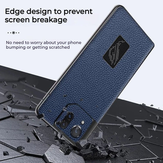 ASUS ROG Phone 3 Strix - Full Wrapped Leather Shockproof Essentials Series Case