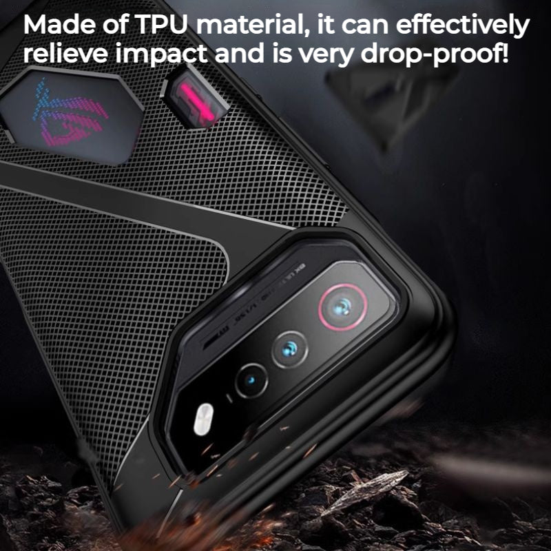 Cargue la imagen en el visor de la galería, ASUS Rog Phone 7 - Full Coverage Shockproof &amp; Heat Dissipation Essentials Series Case
