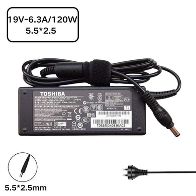 [19V-6.3A/120W][5.5*2.5] Toshiba Satellite A35 Series A35-159 A35-1591 A35-1592 A35-S209 Laptop AC Power Supply Adapter Charger