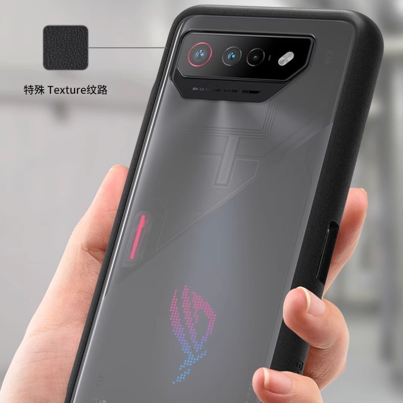 Cargue la imagen en el visor de la galería, ASUS Rog Phone 7 &amp; 7 Ultimate - Transparent &amp; Matte Military-grade Shockproof Heavy Duty Series Case
