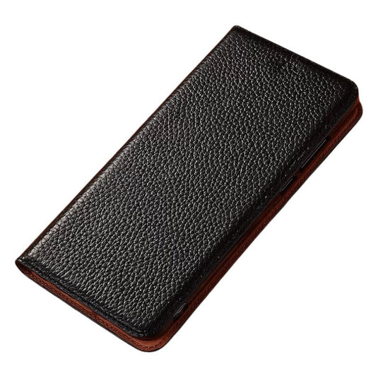 [With Card Slot] Asus Zenfone 10 - Full Cover Shockproof Flip Genuine Leather Series Soft Case