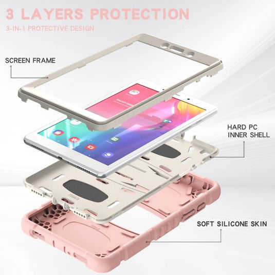 [Built-in Stand] Samsung Galaxy Tab A9 Plus 11’’ 2023 (X210/X215/X216B) - Full Cover Silicone Shockproof Case