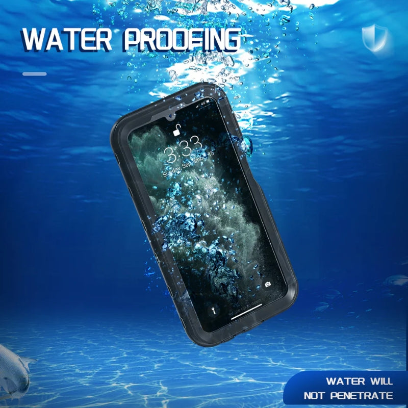 Cargue la imagen en el visor de la galería, [2 meters] Samsung Galaxy A52 4G/5G (A525/A526) - Full Protective Waterproof Case With Built-in Screen Fingerprint Protector
