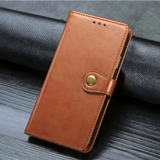 [With Card Slot] Asus Zenfone 10 - Business PU Leather Flip Case Essentials Series Case