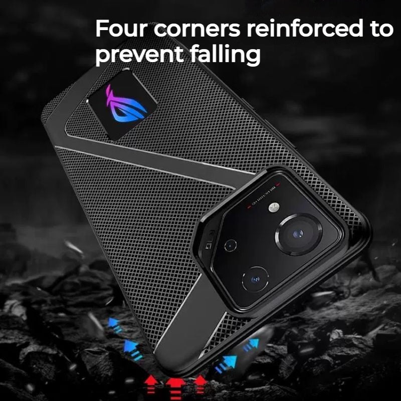 Cargue la imagen en el visor de la galería, ASUS Rog Phone 8 &amp; 8 Pro - Full Coverage Shockproof &amp; Heat Dissipation Essentials Series Case
