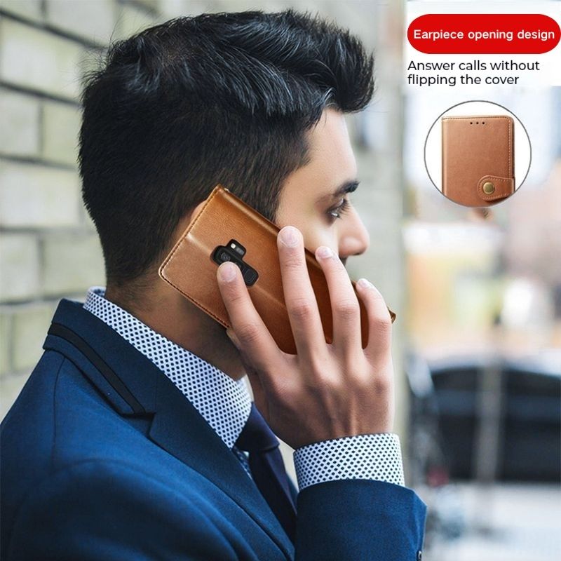 Cargue la imagen en el visor de la galería, [With Card Slot] Asus Zenfone 8 &amp; 8 Flip - Business PU Leather Flip Case Essentials Series Case
