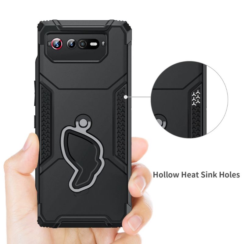 Cargue la imagen en el visor de la galería, [Built-in Stand] ASUS Rog Phone 7 &amp;  7 Ultimate - 360° Rotating Kickstand Heavy Duty Series Military Grade Case
