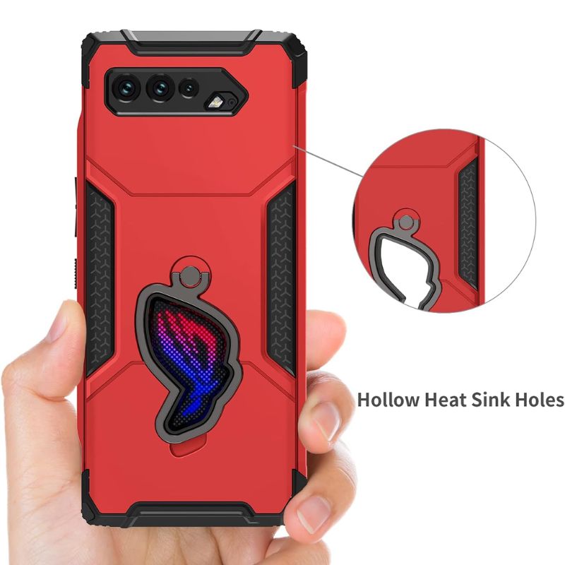 Cargue la imagen en el visor de la galería, [Built-in Stand] ASUS Rog Phone 5 &amp; Pro &amp; 5s &amp; 5s Pro &amp; 5 Ultimate - 360° Rotating Kickstand Heavy Duty Series Military Grade Case
