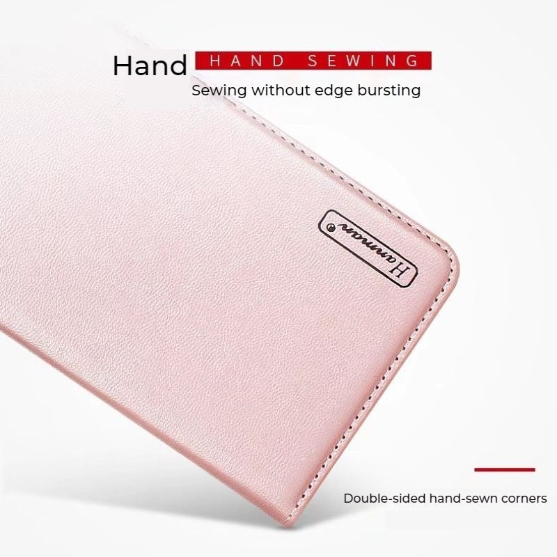 Cargue la imagen en el visor de la galería, [With Card Slot] ASUS Zenfone 10 - Hanman Premium Quality Leather Flip Wallet Series Soft Case With lanyard
