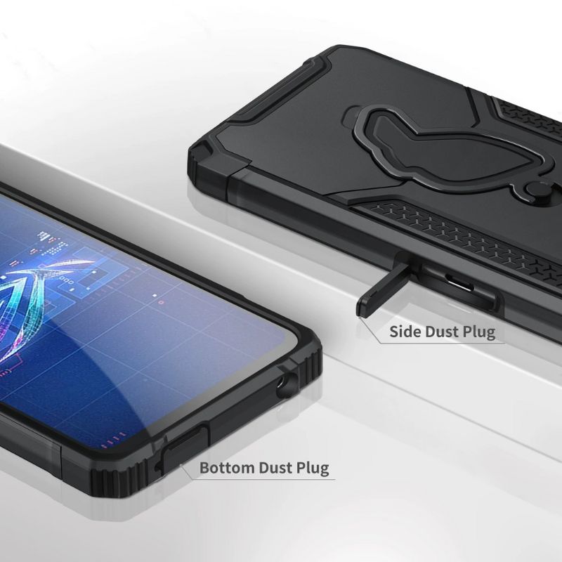 Cargue la imagen en el visor de la galería, [Built-in Stand] ASUS Rog Phone 6 &amp; 6 Pro &amp; 6D &amp; Ultimate - 360° Rotating Kickstand Heavy Duty Series Military Grade Case
