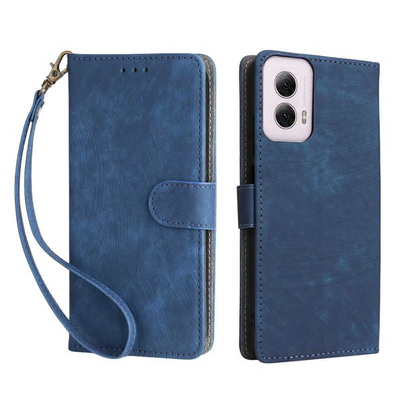 Cargue la imagen en el visor de la galería, [With Card Slot] Motorola Moto Edge 50/Pro/Neo/Fusion - Multi Functional Buckle Flap Wallet Series Case With Lanyard
