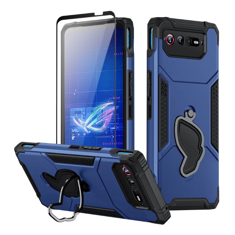 Cargue la imagen en el visor de la galería, [Built-in Stand] ASUS Rog Phone 7 &amp;  7 Ultimate - 360° Rotating Kickstand Heavy Duty Series Military Grade Case
