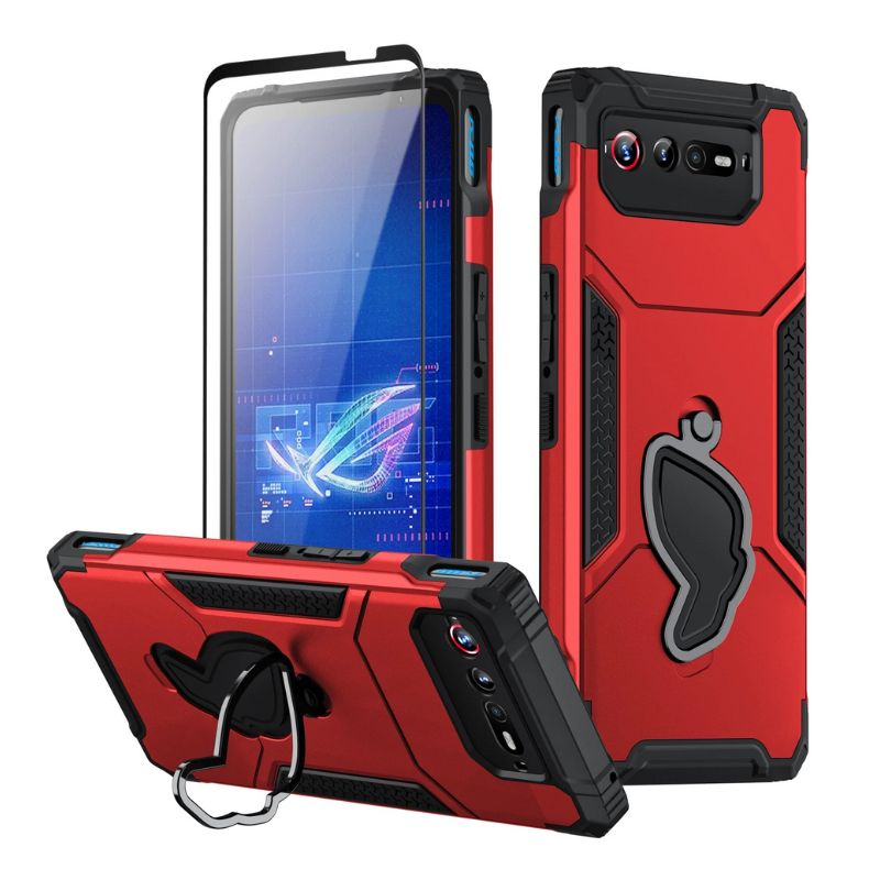 Cargue la imagen en el visor de la galería, [Built-in Stand] ASUS Rog Phone 6 &amp; 6 Pro &amp; 6D &amp; Ultimate - 360° Rotating Kickstand Heavy Duty Series Military Grade Case
