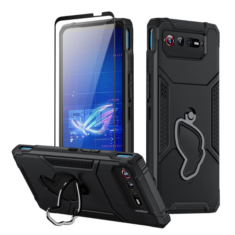 Cargue la imagen en el visor de la galería, [Built-in Stand] ASUS Rog Phone 7 &amp;  7 Ultimate - 360° Rotating Kickstand Heavy Duty Series Military Grade Case
