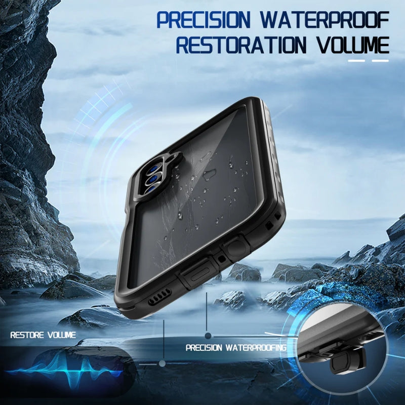 Cargue la imagen en el visor de la galería, [2 meters] Samsung Galaxy A52 4G/5G (A525/A526) - Full Protective Waterproof Case With Built-in Screen Fingerprint Protector
