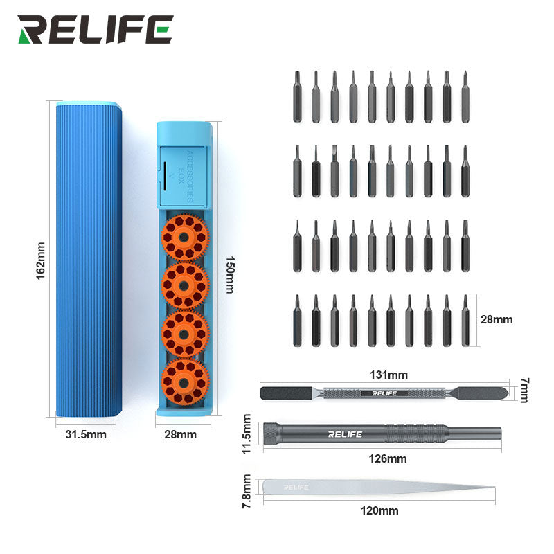 Cargue la imagen en el visor de la galería, [RL-5122] RELIFE 43-in-1 Rotary Screwdriver Tool Set
