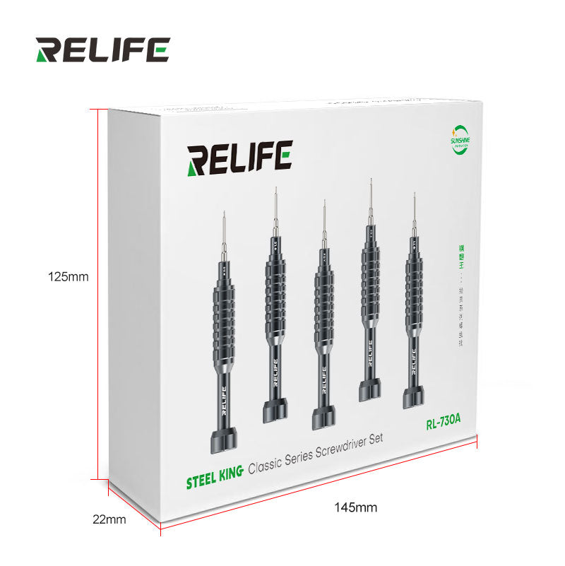 Cargue la imagen en el visor de la galería, [RL-730A] RELIFE Steel Cannon King – Classic Series Screwdriver Set
