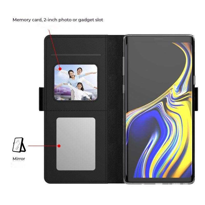 Cargue la imagen en el visor de la galería, [With Card Slot] Asus Zenfone 8 Flip - Premium PU Leather Magnetic Flip Clasp Wallet Series Case
