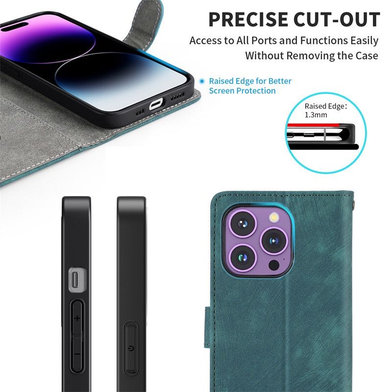 Chargez l&#39;image dans la visionneuse de la galerie, [With Card Slot] Motorola Moto G15/Power - Multi Functional Buckle Flap Wallet Series Case With Lanyard
