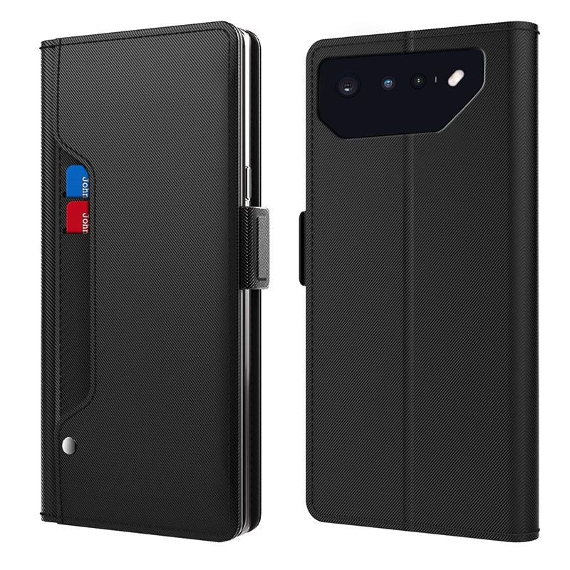 Cargue la imagen en el visor de la galería, [With Card Slot] Asus Zenfone 8 Flip - Premium PU Leather Magnetic Flip Clasp Wallet Series Case
