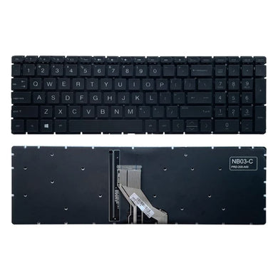 HP 15-DR 15-DK TPN-W142 TPN-Q229 TPN-C134 TPN-Q210 17-BY 15S-DY 15S-DU 15S-GR Series - Laptop Keyboard With Back Light US Layout