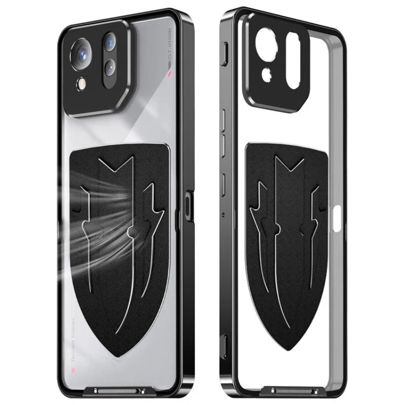 Cargue la imagen en el visor de la galería, ASUS Rog Phone 8 &amp; 8 Pro - Transparent Cooling Phone Essentials Series Case With Metal Lens Cover
