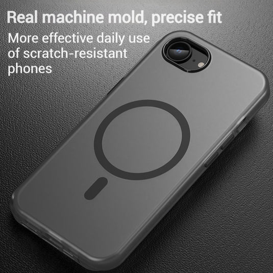 [Magsafe Compatible] Apple iPhone 16e Semi-Transparent Full-Protection Matte Shockproof Essentials Series Case