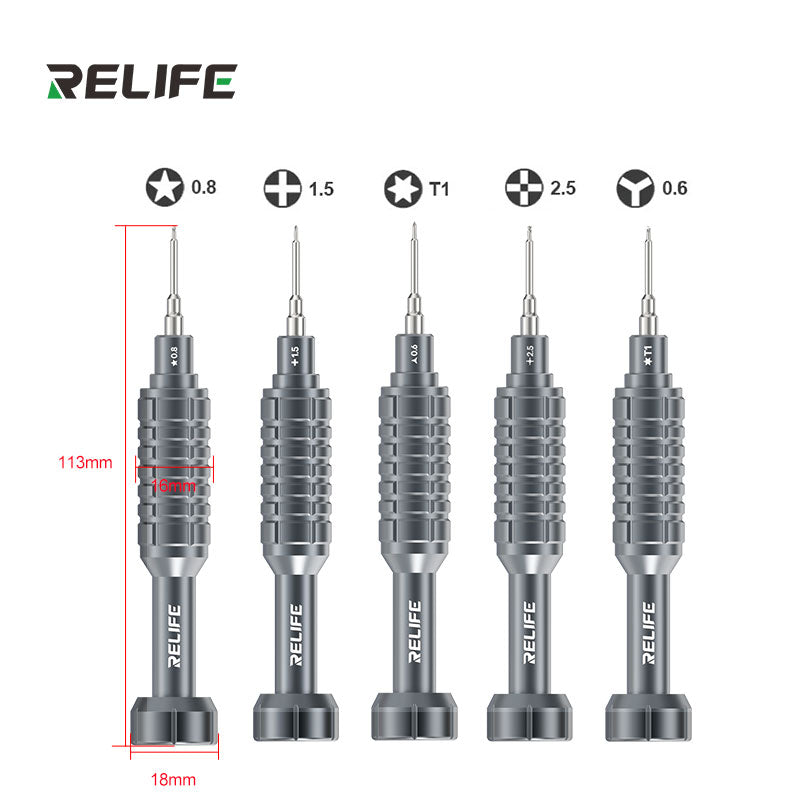 Cargue la imagen en el visor de la galería, [RL-730A] RELIFE Steel Cannon King – Classic Series Screwdriver Set
