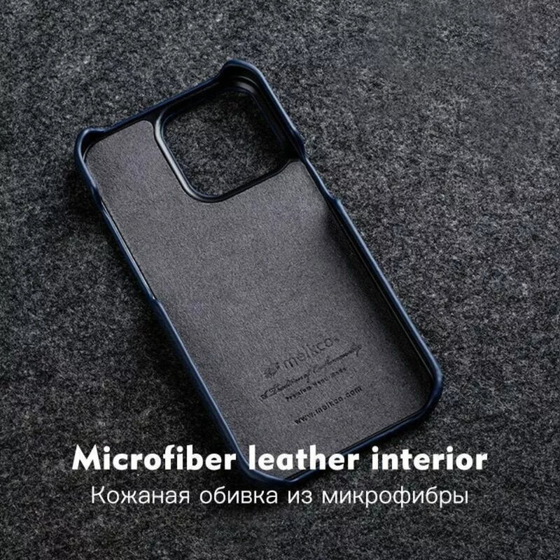 Load image into Gallery viewer, Apple iPhone 13/mini/Pro/Max - Melkco Business Drop Proof Cowhide + PC Genuine Leather Series Case
