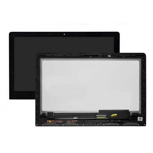 [With Bezel Frame] Lenovo Yoga 3 Pro 1370 80HE 13.3" 13.3 Inch Series - Laptop Touch Digitizer Display LCD Screen Assembly