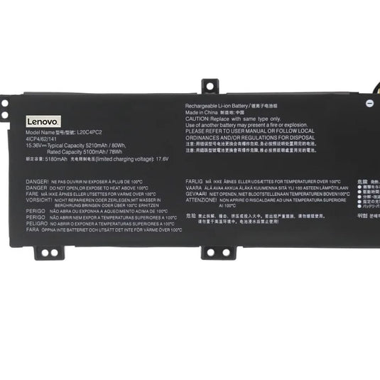 [L20M4PC2] Lenovo Legion 5 17ACH6-82K0000SMH/17ACH6H-82JY00GUUK Replacement Battery - Polar Tech Australia