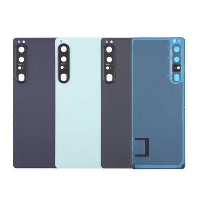 [With Camera Lens] Sony Xperia 1 iv (XQ-CT54 / XQ-CT62) Rear Back Glass Battery Cover - Polar Tech Australia