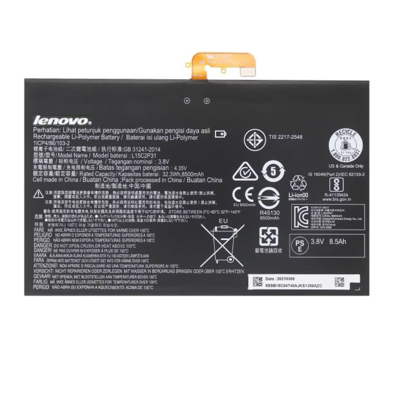 Chargez l&#39;image dans la visionneuse de la galerie, [L15C2P31] Lenovo Yoga Book YB1-X91X/YB1-X91F Replacement Battery - Polar Tech Australia
