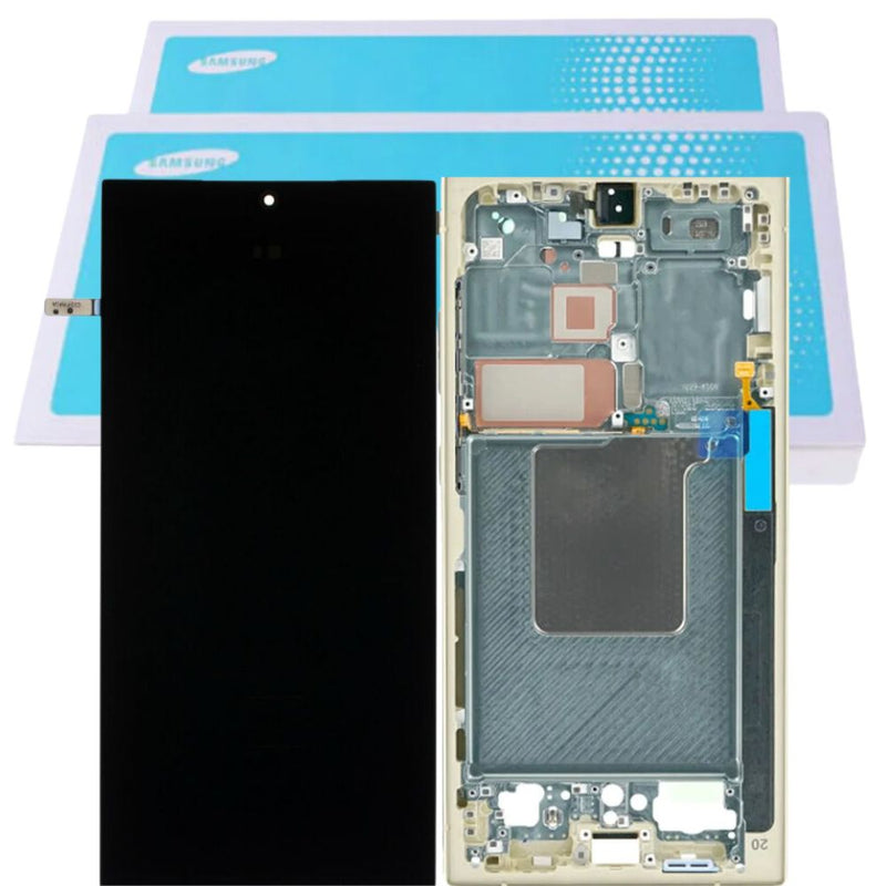 Load image into Gallery viewer, [Samsung Service Pack] Samsung Galaxy S24 Ultra 5G (SM-S928B) OLED LCD Touch Digitizer Screen Assembly With Frame - Polar Tech Australia
