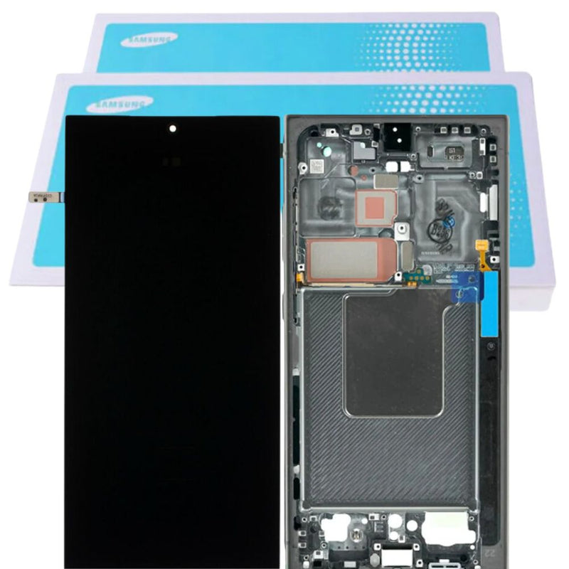 Cargue la imagen en el visor de la galería, [Samsung Service Pack] Samsung Galaxy S24 Ultra 5G (SM-S928B) OLED LCD Touch Digitizer Screen Assembly With Frame - Polar Tech Australia
