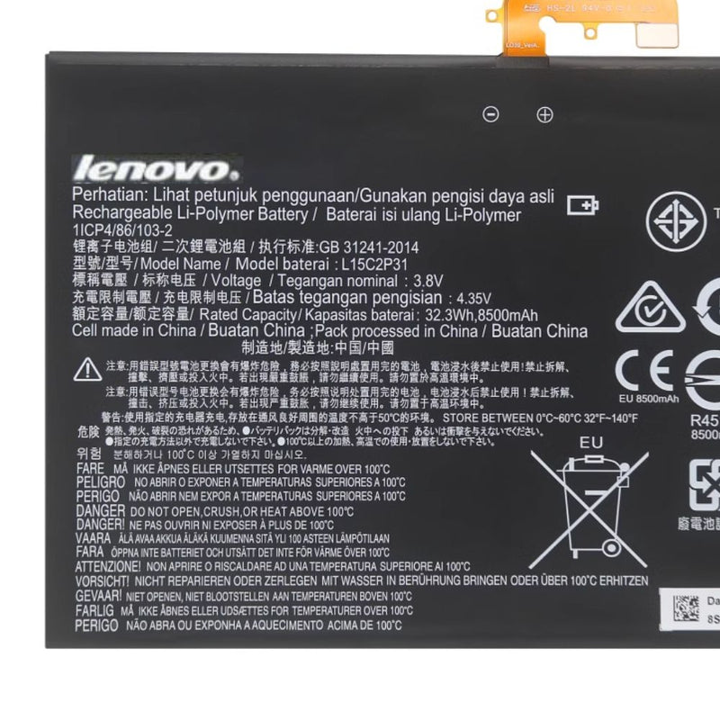 Chargez l&#39;image dans la visionneuse de la galerie, [L15C2P31] Lenovo Yoga Book YB1-X91X/YB1-X91F Replacement Battery - Polar Tech Australia
