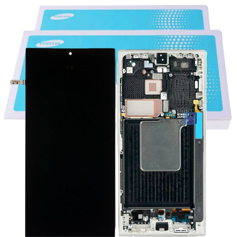 Load image into Gallery viewer, [Samsung Service Pack] Samsung Galaxy S24 Ultra 5G (SM-S928B) OLED LCD Touch Digitizer Screen Assembly With Frame - Polar Tech Australia
