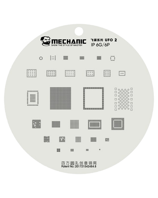 [Mechanic] [Stencil] iPhone 6 To 13 Series UFO Series BGA Reballing Stencil Full Set