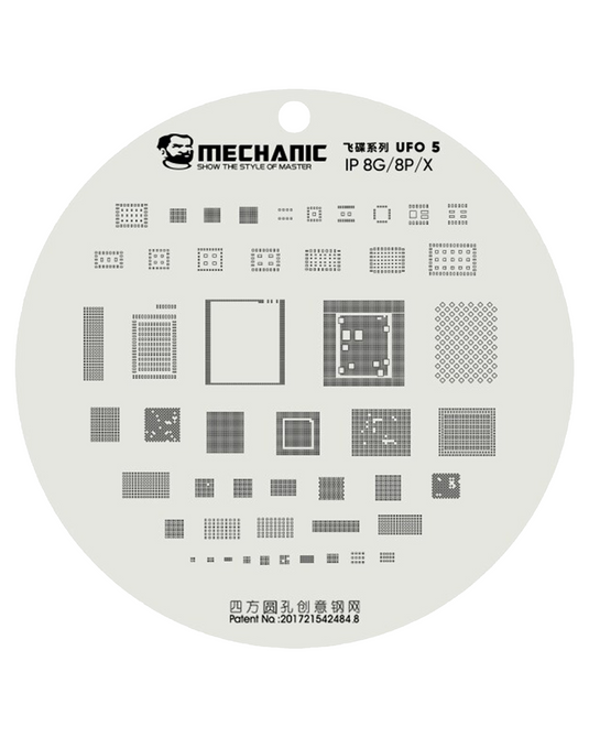 [Mechanic] [Stencil] iPhone 6 To 13 Series UFO Series BGA Reballing Stencil Full Set