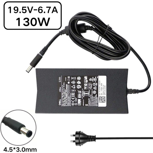 [130 W/19,5 V-6,67 A] [4,5 x 3,0] Adaptateur secteur pour ordinateur portable Dell XPS Precision Chargeur pour ordinateur portable (prise AU)