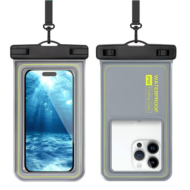 Load image into Gallery viewer, [Waterproof Phone Pouch] iPhone 16/15/14/13/12 Pro Max Plus Samsung Galaxy S24/S23/S22/S21 Google Pixel Etc, Up to 6.9&#39;&#39; - IP68 Universal Floating Float Water Proof Cell Phone Dry Bag Phone Case Protector
