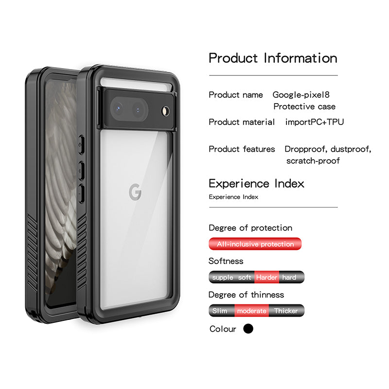 Cargue la imagen en el visor de la galería, Google Pixel 8 - Redpepper Full Covered Waterproof Heavy Duty Tough Armor Case - Polar Tech Australia
