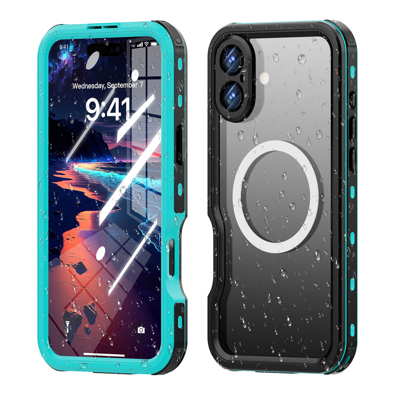 Cargue la imagen en el visor de la galería, [MagSafe Compatible][IP68 Waterproof] Apple iPhone 16 / 16 Plus / 16 Pro / 16 Pro Max Redpepper D-UP Series - Magnetic Lifeproof Style Phone Case With Lanyard
