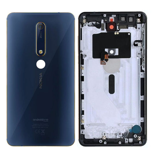 [With Camera Lens] Nokia 6.1 (TA-1043) Back Rear Housing Frame - Polar Tech Australia