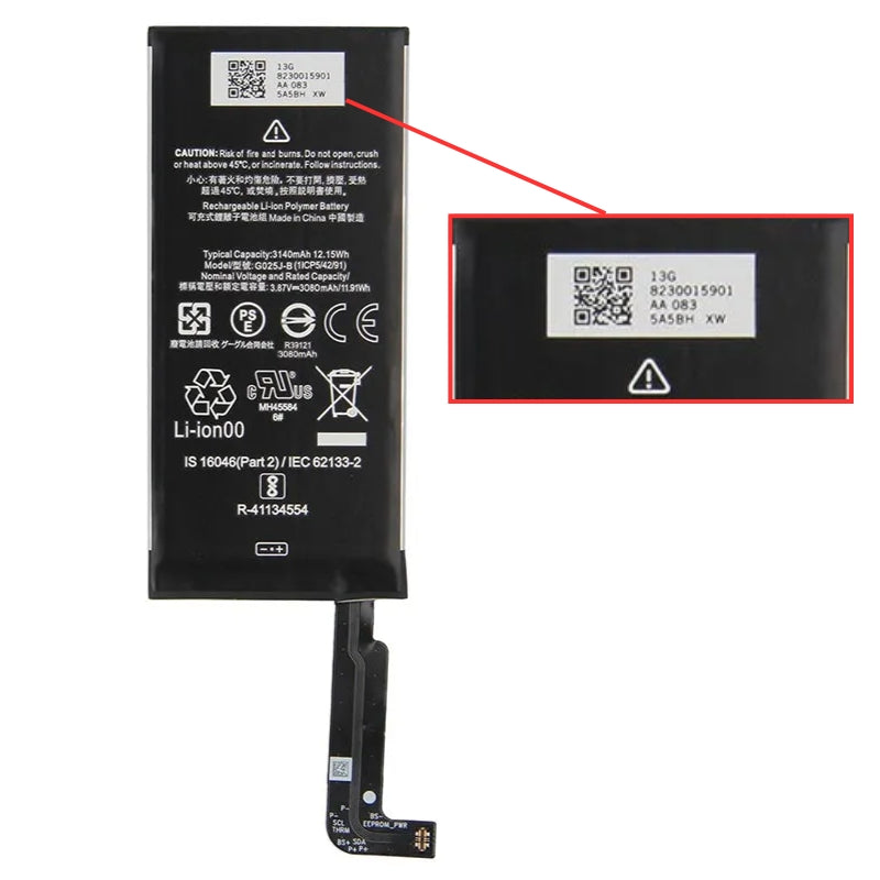 Load image into Gallery viewer, [G025J-B] Google Pixel 4A (G025J) Replacement Battery
