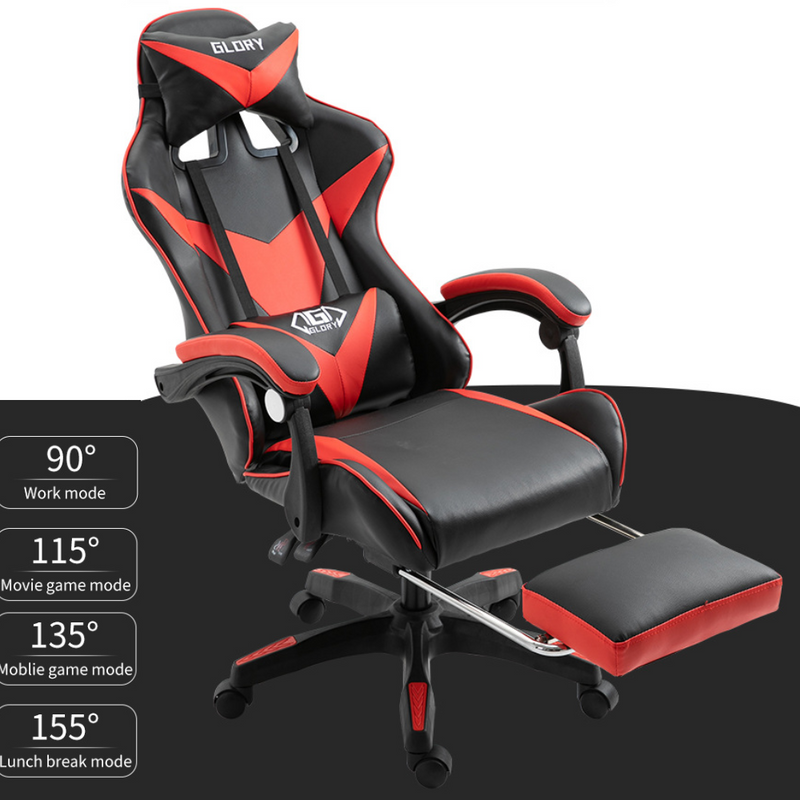 Cargue la imagen en el visor de la galería, PU Leather Gaming Racing Chair OFFICE Computer Chair - Polar Tech Australia
