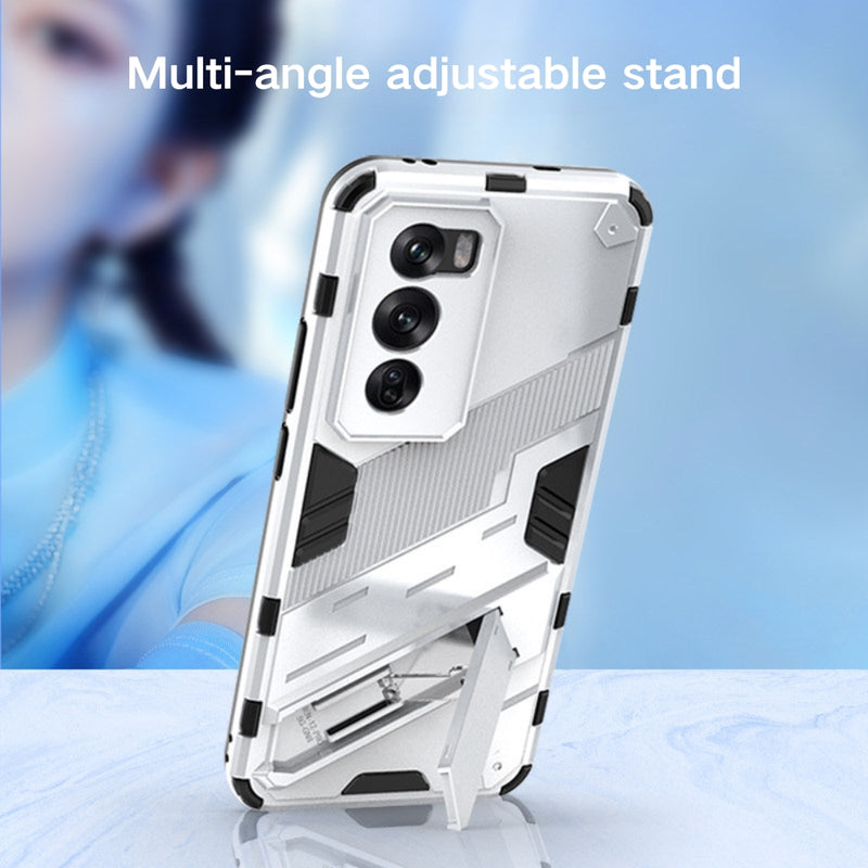 Load image into Gallery viewer, OPPO Reno12/Pro - Armored Style Shockproof Stand Phone Case
